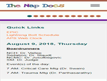 Tablet Screenshot of napdocs.com